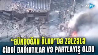 Yaponiyada DƏHŞƏTLİ ZƏLZƏLƏ: binalar və körpü dağıldı – FÖVQƏLADƏ XƏBƏRDARLIQ sistemi işə düşdü