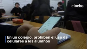 EN UN COLEGIO, PROHÍBEN EL USO DE CELULARES A LOS ALUMNOS