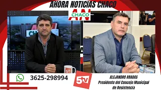 ALEJANDRO ARADAS - Presidente del Concejo Municipal de Resistencia: se aprobo la emergencia hidrica