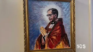 Donation of St. Josemaría Painting to Sapri Hospital Chapel by Leo Borea Aug 26