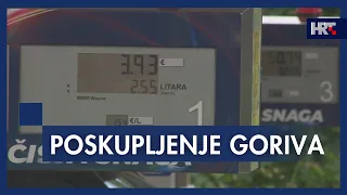Poskupljenje goriva u Hrvatskoj od utorka