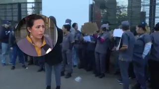 Cleaning workers at IPS Ingavi are demanding two months of back wages