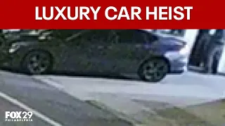 Luxury car heist in Philly caught on camera