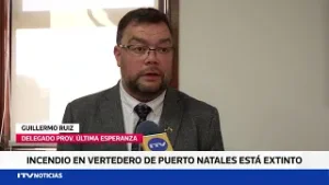 Incendio en vertedero de Puerto Natales: focos están extinguidos y continuará monitoreo