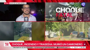 Al menos un muerto tras un choque fatal de camiones sobre la ruta 33