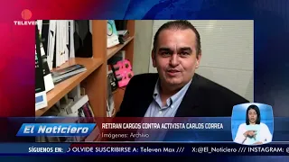 Charges dropped against activist Carlos Correa – El Noticiero midday broadcast 09/18/26