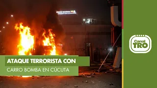 Atentado con carro bomba en Cúcuta: así quedó la Estación de Policía