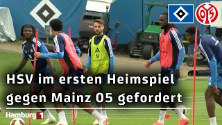 Møller Wolfe and El Ouahdi set for HSV debuts: First home game of the season against Mainz on Sunday