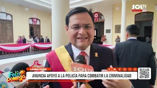 Lambayeque: Support for the Police to fight crime announced