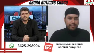 ENZO MENEGUINI BERNAL - TEACHER FROM CHACO SELECTED AMONG THE TOP 5 IN THE COUNTRY