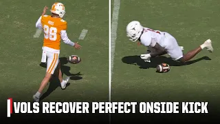 Tennessee Vols execute onside kick to PERFECTION 💯 | ESPN College Football
