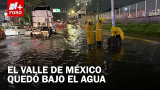 Fuertes Lluvias Dejan Inundaciones, Granizo y Árboles Caídos en CDMX y Edomex