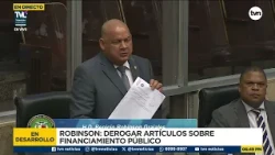 Benicio Robinson insists on eliminating public funding for political parties