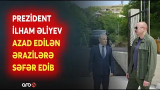Prezident İlham Əliyev Şuşa, Xankəndi və Xocavəndə səfər edib