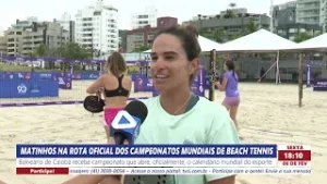MATINHOS NA ROTA OFICIAL DOS CAMPEONATOS MUNDIAIS DE BEACH TÊNIS