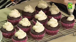 Chocolate Peanut Butter Cupcakes | Rich, Moist | Chef Romana Hussain | Bake At Home | Masala TV