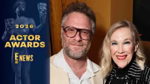 Seth Rogen Emotionally Accepts Catherine O'Hara Actors Award | E! News