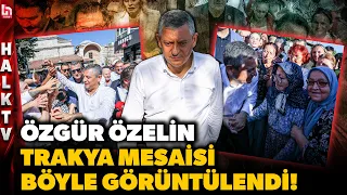 Özgür Özel’s Thrace campaign! Met with citizens and retirees in Edirne!
