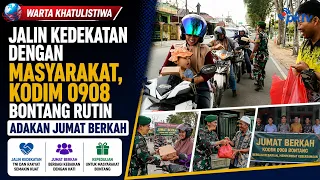 Kodim 0908 Bontang Strengthens Community Ties Through Weekly "Friday Blessings" Initiative
