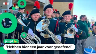 Jop, Tije, and Jake are in the best marching band in the world