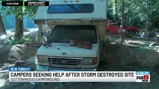 Franklin County community seeks assistance after flooding destroys cherished campsite