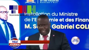 MEF/ Installation du nouveau ministre, Serge Gabriel Collin
