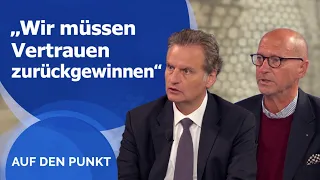 We need to regain trust – to the point.
