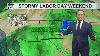 Monsoon moisture sticks around New Mexico Labor Day weekend