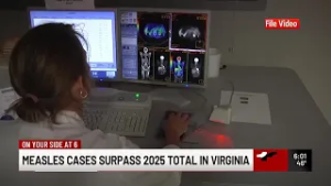 VDH confirms 8th measles case of 2026, surpassing 2025 total