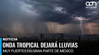 Tropical wave to bring very heavy rain to much of Mexico this Wednesday