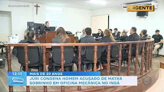 Man accused of killing nephew in Ingá repair shop convicted by jury trial