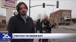 Green Bay residents protest after US-Israel strikes on Iran