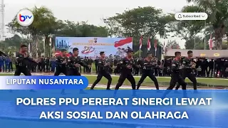 POLRES PPU PERERAT SINERGI LEWAT AKSI SOSIAL DAN OLAHRAGA