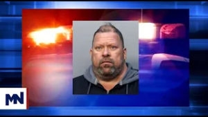 "Mega News" La policía de Miami Beach arrestó a un hombre de 53 años por una balasera.