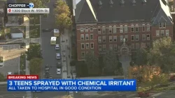 3 teens sprayed by chemical irritant at South Side school, hospitalized, Chicago police say