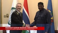 RUSSIA AN TURKEY AMBASSADORS PRESENT THEIR LETTERS OF CREDENCE TO PRES. BARROW
