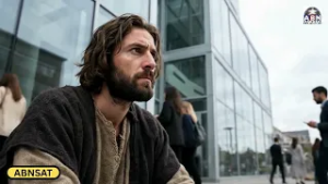 Jesus at the door of a church They Ignored Him.