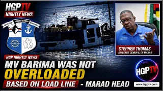 MV Barima Was Not Overloaded Based On Load Line — MARAD Head