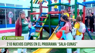 210 new spots in Rionegro's "Sala-Cunas" program
