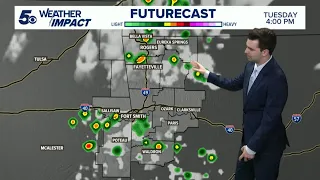 Latest Weather | Hit or miss showers possible for Monday and Tuesday