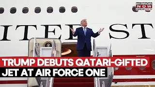 Trump Takes First Flight on Qatari-Gifted Air Force One | Says US 'Couldn’t Build a Plane Like This'