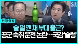 공군 음주운전 왜 반복되나…국정감사서 작심 추궁, 공군참모총장의 답변은?
