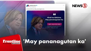 Pahayag ni VP Sara ukol sa kanyang seguridad, umani ng batikos | Frontline Weekend