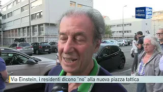 Milan, Via Einstein: residents say "no" to the new tactical square