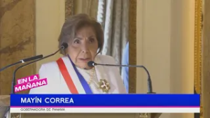 Gobernadora Mayín Correa recibe orden Belisario Porras en el grado de Gran Luz | En La Mañana