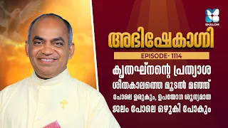 കൃതഘ്നൻ്റെ പ്രത്യാശ ശീതകാലത്തെ മൂടൽ മഞ്ഞ് ABHISHEKAGNI EP1114 | SHALOM TV | FR XAVIER KHAN VATTAYIL