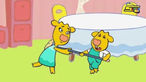 سبيستون | عائلة مشمش | الحلقة 37 | مباراة الكرلنغ