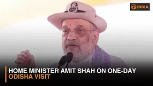 Home Minister Amit Shah on one-day Odisha visit