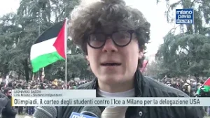 Olimpiadi, studenti in corteo da piazza Leonardo Da Vinci contro l'Ice e le scuole chiuse a Milano