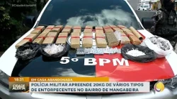 In Mangabeira Neighborhood: Military Police seize 20kg of various types of narcotics